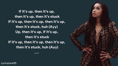 Cardi B song lyrics